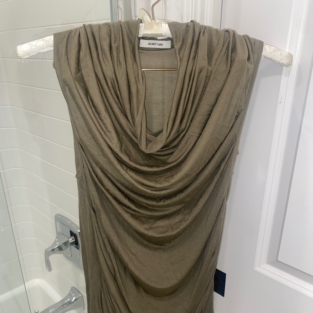 Helmut Lang cowl neck top